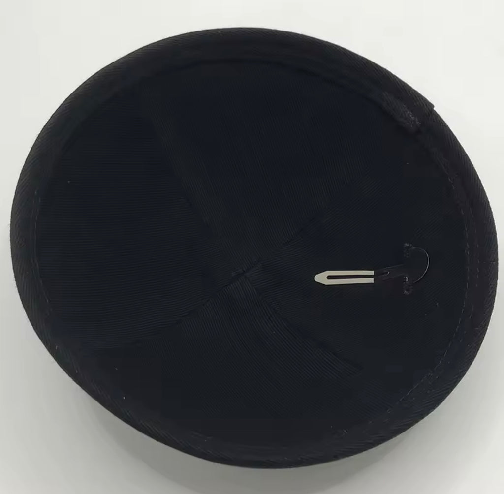 כיפה מהודרת ״יחי אדוננו מורנו ורבנו מלך המשיח לעולם ועד״